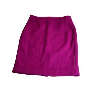 Preowned J Crew Wool Skirt- Pink - Size 4